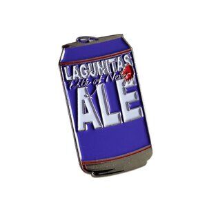 Lagunitas Brewery 12th Of Never Ale Beer Can Enamel Lapel Hat Pin